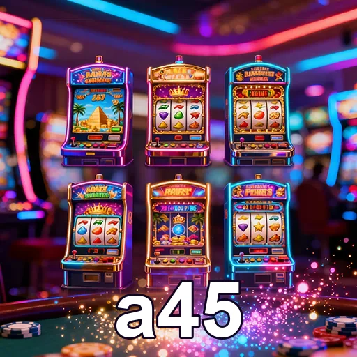 a45 slot machines display 2