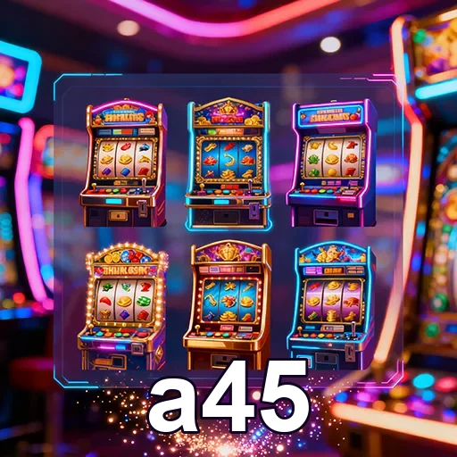 Excited players enjoying live casino games at a45